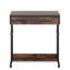 Bureau portable pour ordinateur portable avec tiroir et roulettes