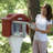 Sharing Library Post Mounted Mailbox