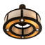 Luminaire suspendu tambour 4 lumières