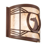 Rustic Lodge 1 - Light Flush Mounted Sconce