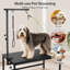 4.8 cm H x 107 cm W x 39.6 cm D Iron Adjustable and Foldable Folding grooming table