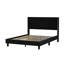 Grand lit plateforme tapissier Richers
