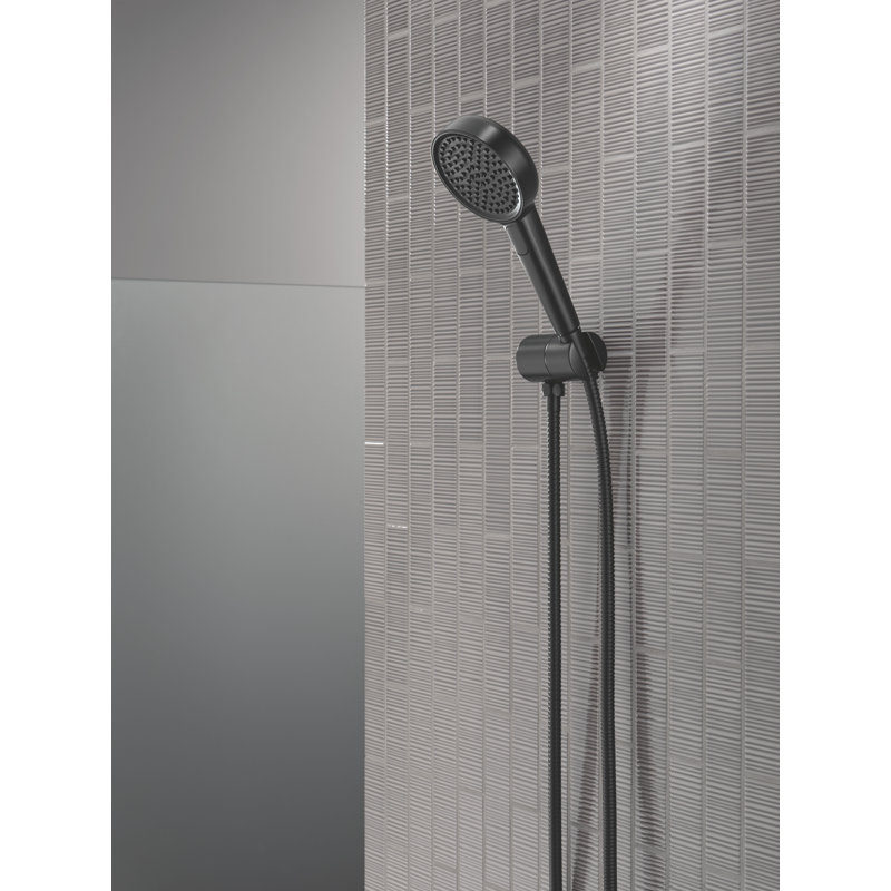 Rotating Wall Mount with Integrated Wall Supply, Matte Black