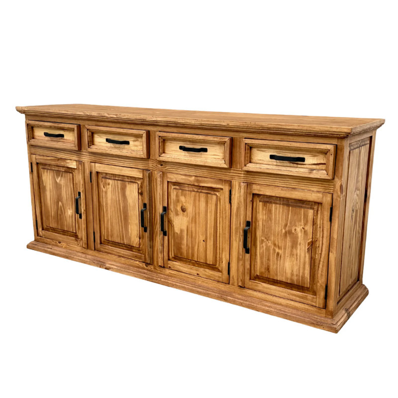 Didina 77.5'' Solid Wood Sideboard