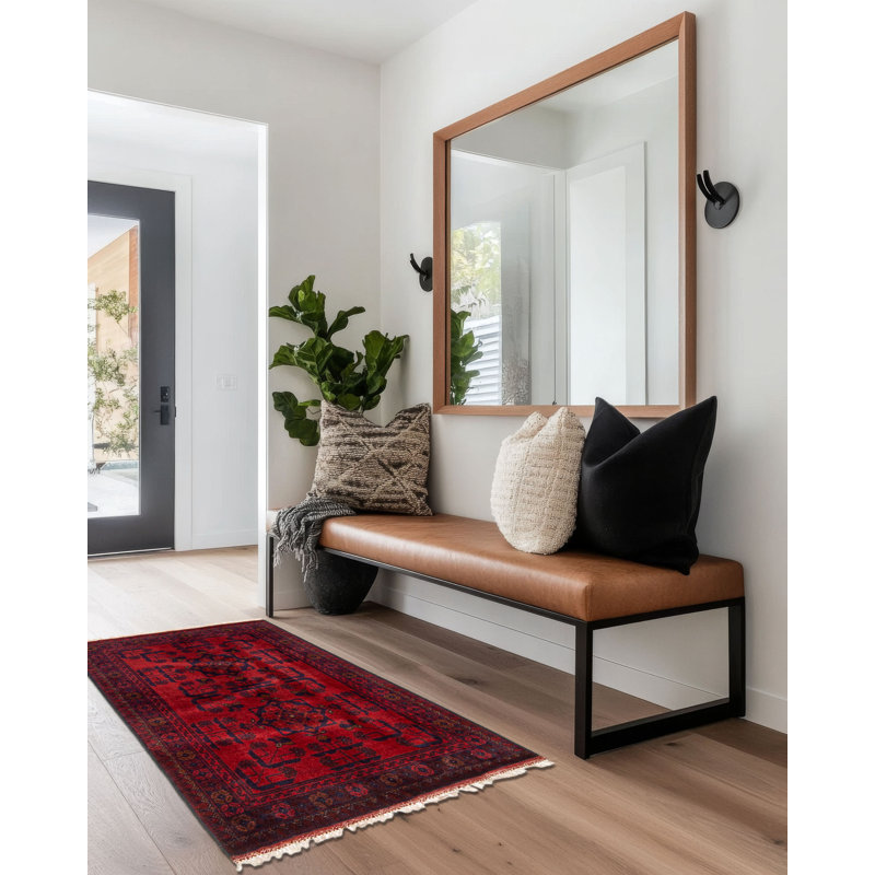 Tapis rouge Finest Khal Mohammadi 2 pi 6 po x 4 pi 2 po