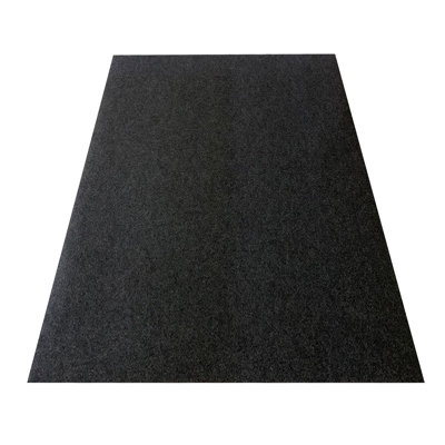 Rectangle Garage Floor Mat for Under Car, Dark Grey Garage Flooring Rug, Motorcycle Oil Spill Mat, Absorbent Oil Garage Parking Mat, Non Slip and Waterproof Backing Extra Large Garage Mat