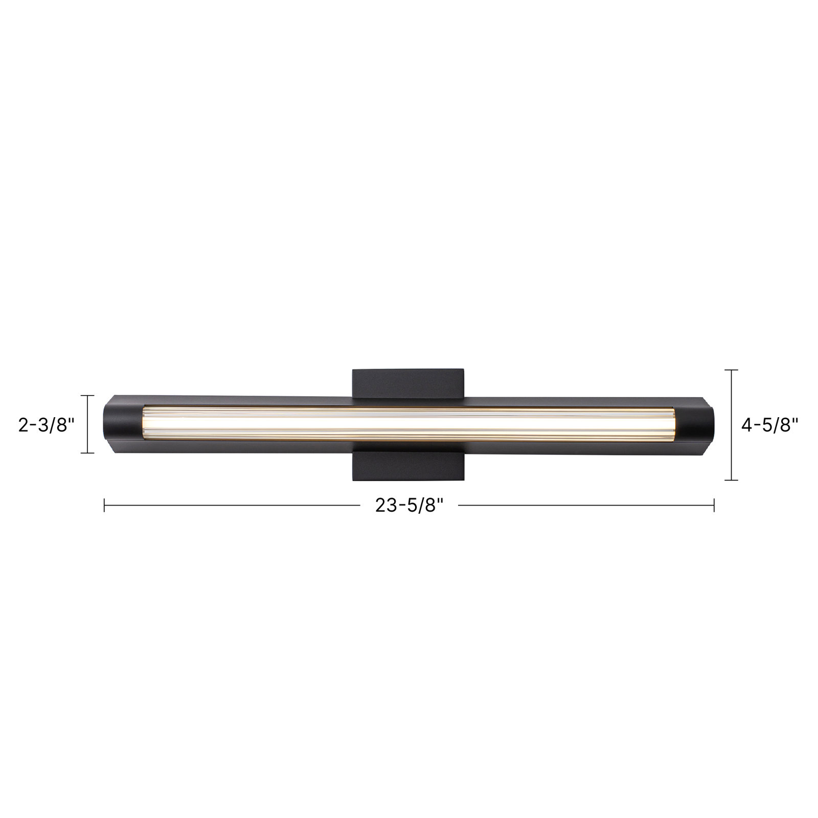 Maxe Dimmable LED Vanity Light, 24-in, Gold