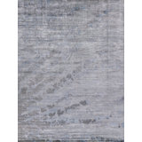 Koda Abstract Area Rug in Ink Blue