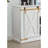 Rustic Style Antique White 1Pc Sofa Table Living Room Side Table W Drawers Barnyard Design