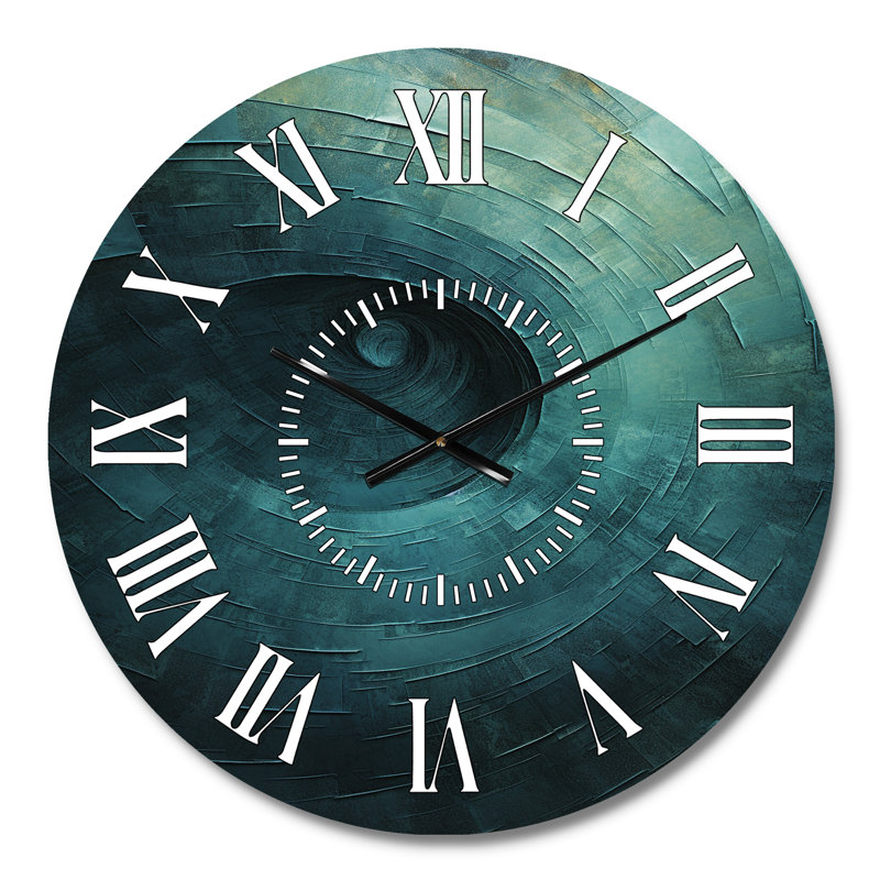 Horloge murale Teal, Médium