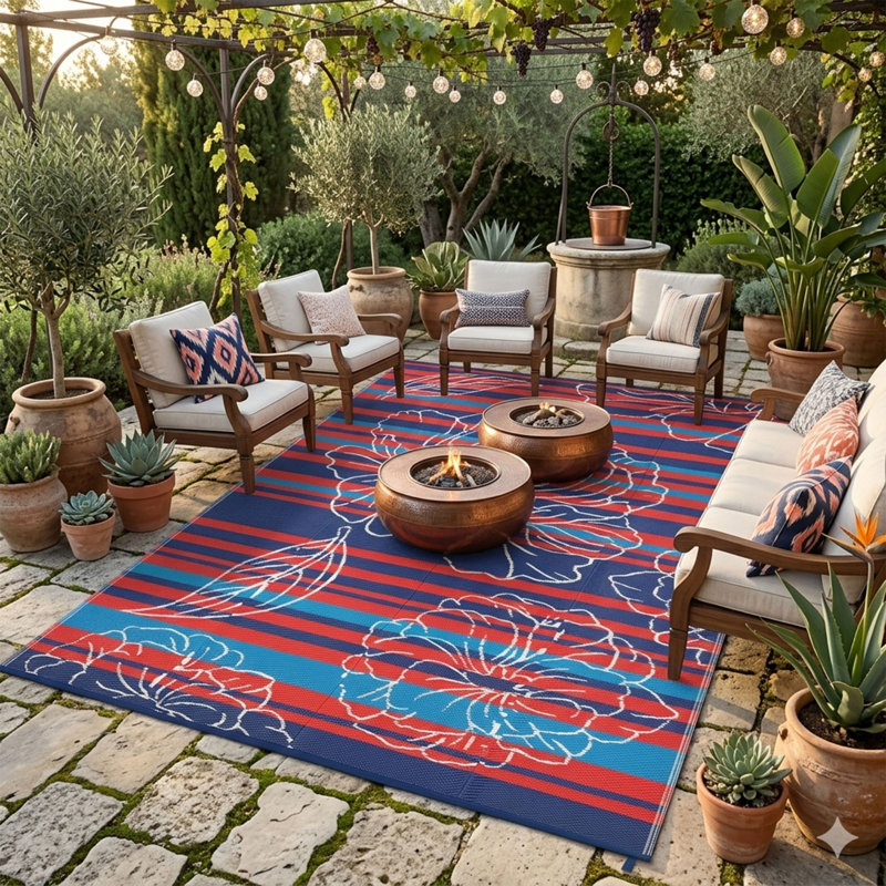 Tapis d'extérieur imperméable 5 x 8 po