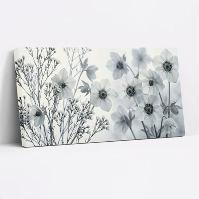 Ensemble de 1 tableau sur toile à motif floral