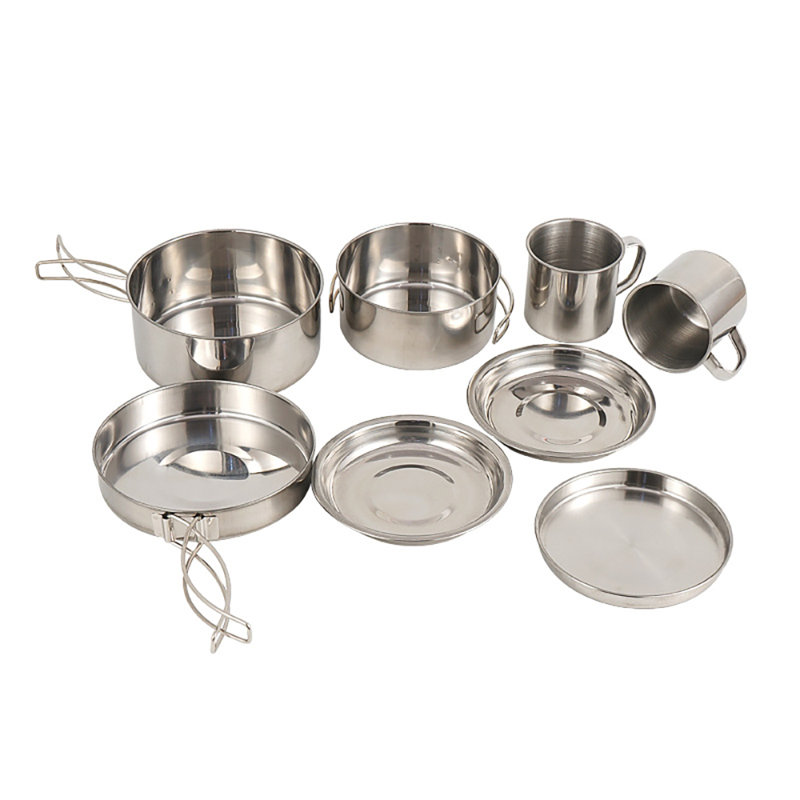 8 - Piece Stainless Steel Cookware Set