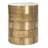 Florencia Glass Top End Table