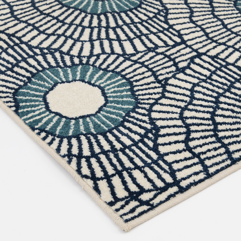 Letcher Abstract Indoor / Outdoor Rug, Rectangle 3'3'' x 5'3''