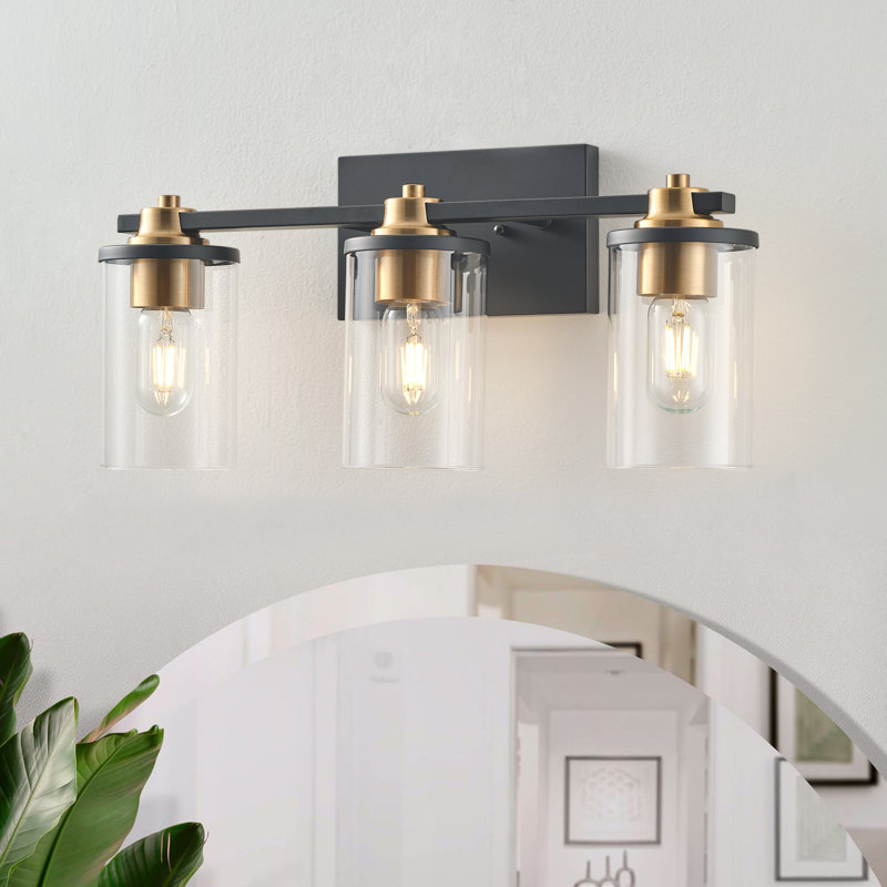 Luminaire moderne à 3 lumières avec abat-jour à intensité variable 3-E26