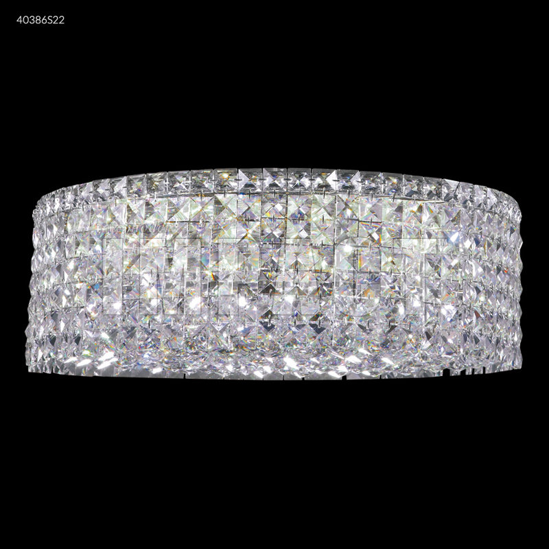 Contemporary Crystal Flush Mount