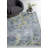 8' X 10' Gray Abstract Dhurrie Area Rug