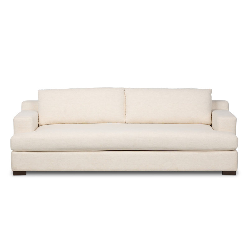 Crispin Sofa, 33" H x 96" W x 42.50" D, Crypton Nomad Snow