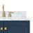 Flynt 43 " W Freestanding Standard Free Standing 1 Single Vanity Bathroom Vanity With Carrara Marble Top-134279958-134279959-64627219