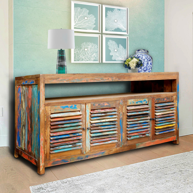 Caresse 70'' Solid Teak Wood Sideboard