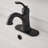 Single-Hole Single-handle Bathroom Faucet with Drain Assembly-95166386