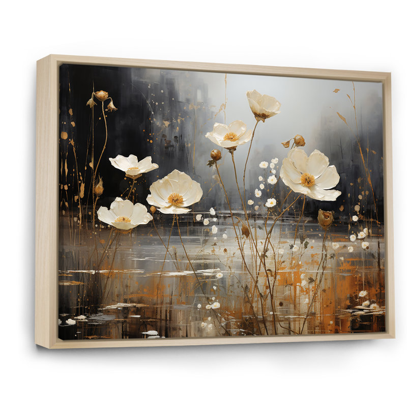 Impression sur toile Gilded Garden Blooming Meadows II, H 30 po x l 40 po x P 0,5 po, Cadre naturel flottant