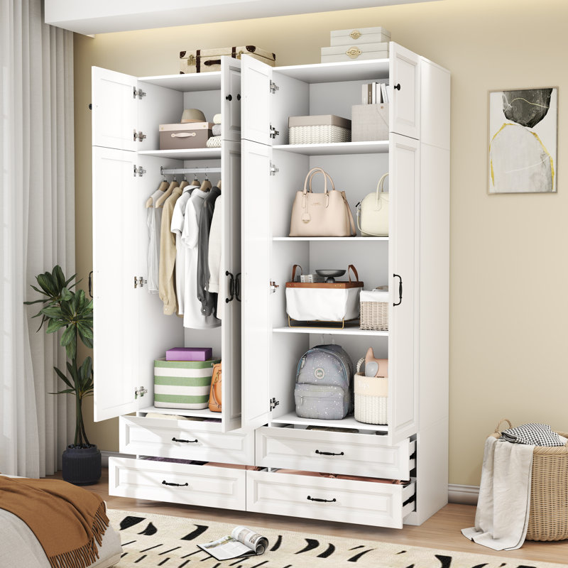 89"  Large Armoire Wardrobe with Drawers
