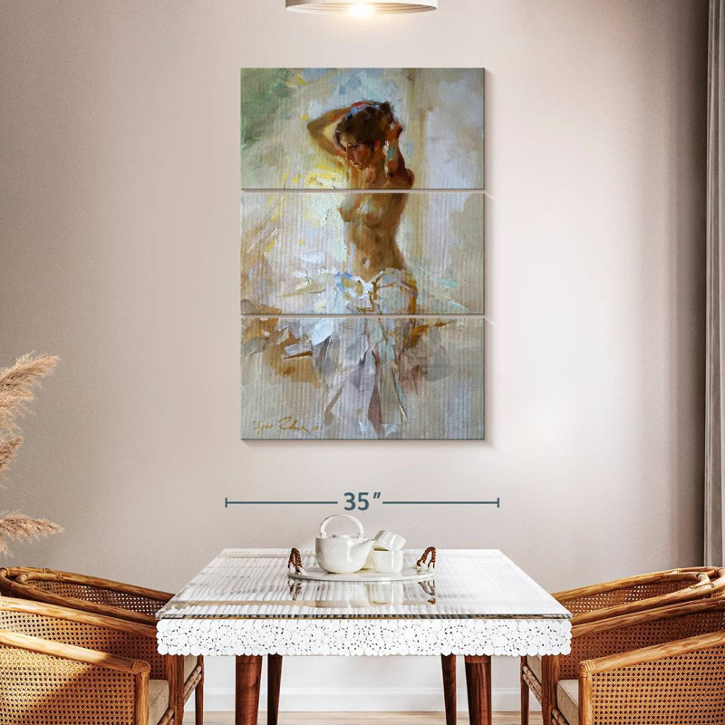 Leisha Model By The Window, 50" H x 32" W