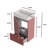 20" Striped Christmas Red Bathroom Vanity WITHOUT Sink, Freestanding Bathroom Cabinet For Modern Bathroom-1027062783