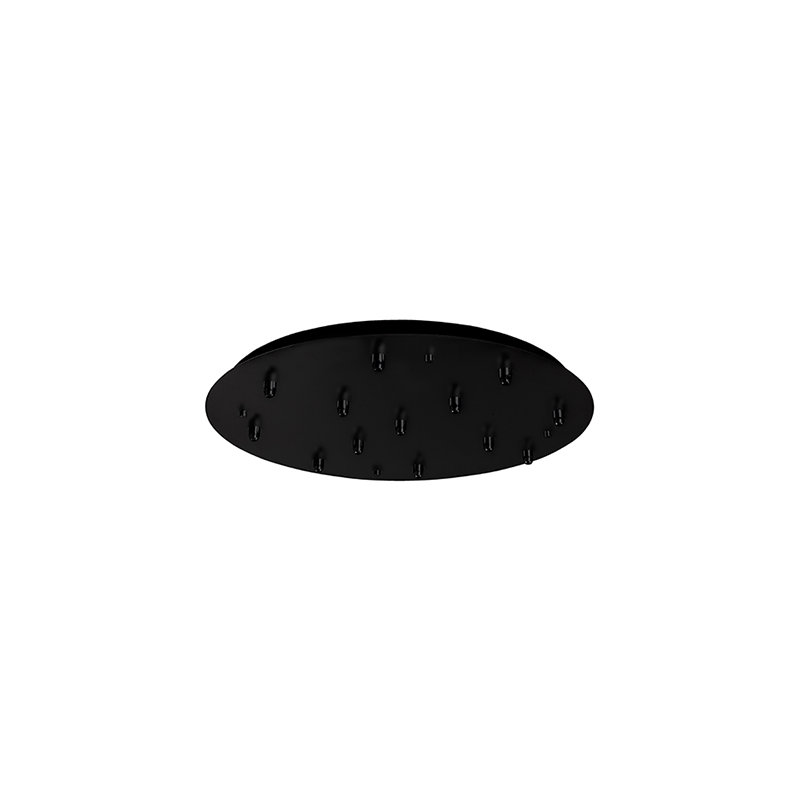 Multi-Port Canopy, 1" H x 23.63" W x 11" D, Black