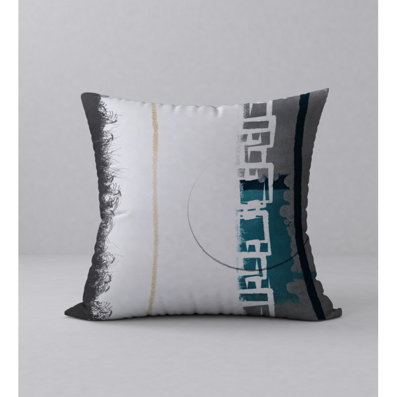 Housse de coussin carrée Frederik/insert, H 18 po x l 18 po