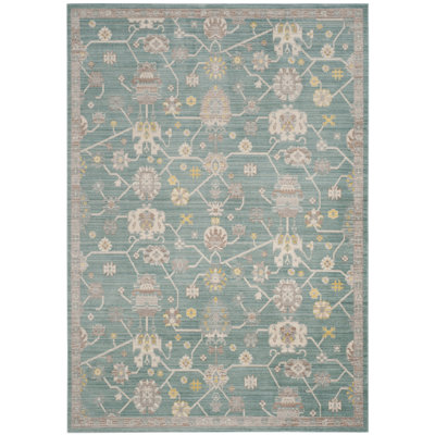 Tapis bleu clair Chantae