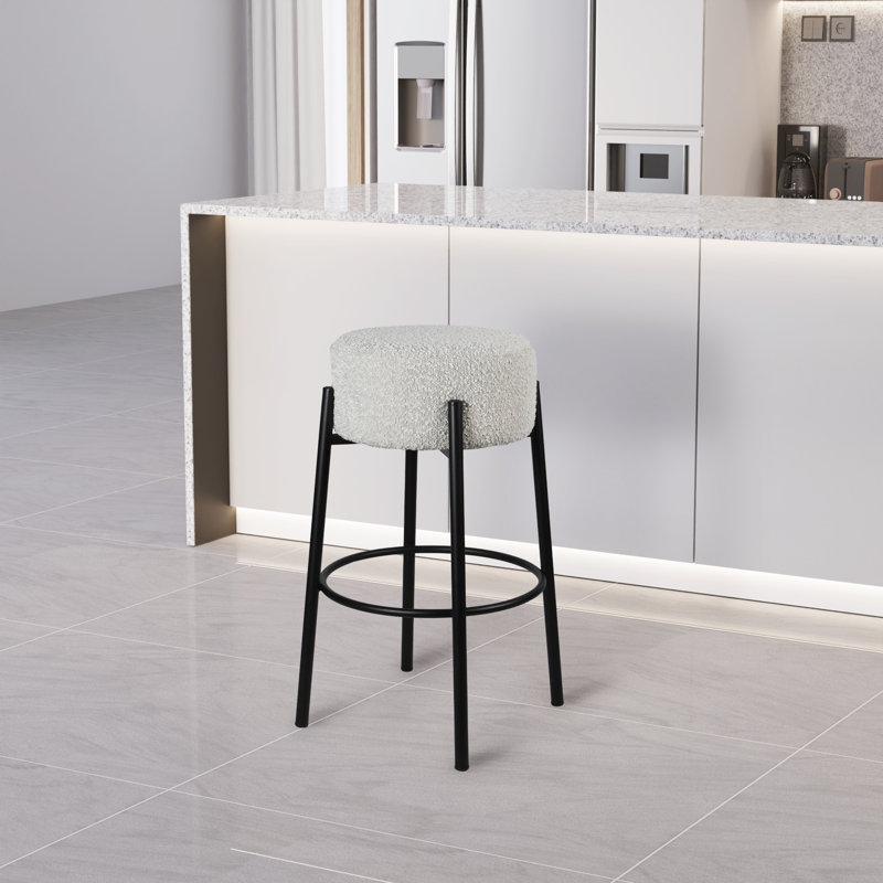 Tabouret de comptoir rembourré Degnan