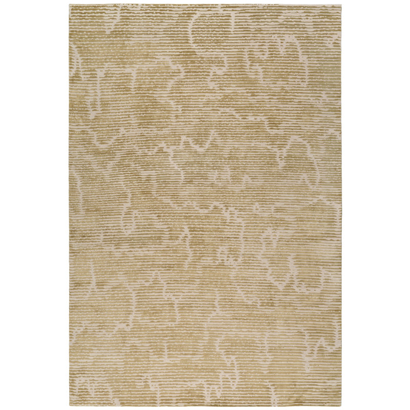 Kelly Wearstler Staccato Gold Area Rug, Rectangle 7' x 10'