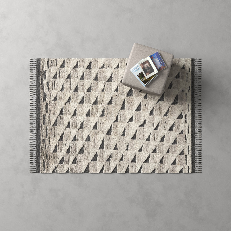 Benjamin Geometric Indoor Rug, Rectangle 5'6" x 8'6"