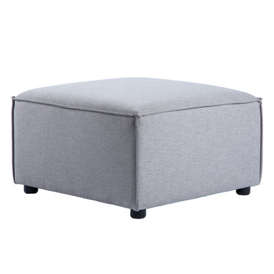 70cm Wide Square Solid Colour Cocktail Ottoman