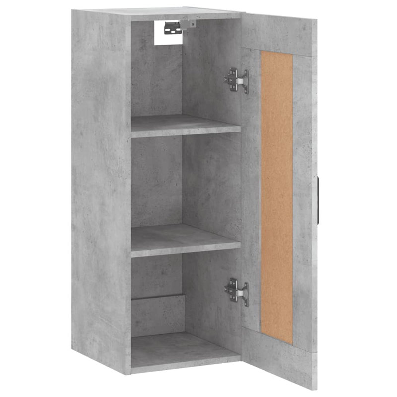 Mehrunisha Wall Bathroom Cabinet, Concrete Grey