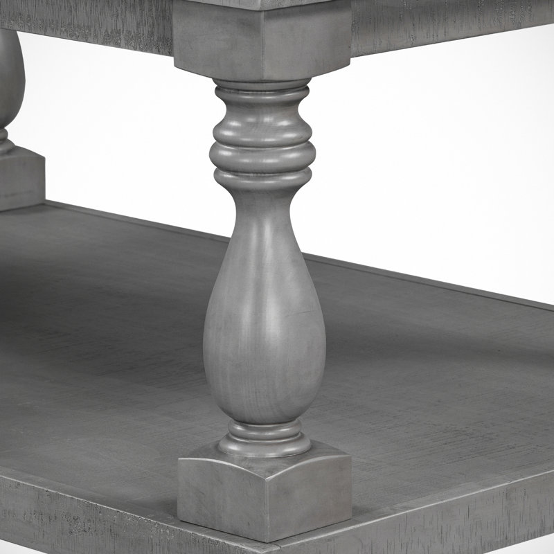 Table basse rectangulaire de 43,5 po June, Gris
