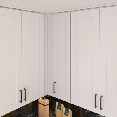 Wall Blind Kitchen Cabinet, Ready to Assemble, 12 D x 27 W x 42 H, White