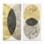 «Late 20S Geometric Primitive Aesthetic V», ensemble de 2 peintures-495283604-495283605