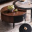 2-Piece Red Oak Coffee Table Set