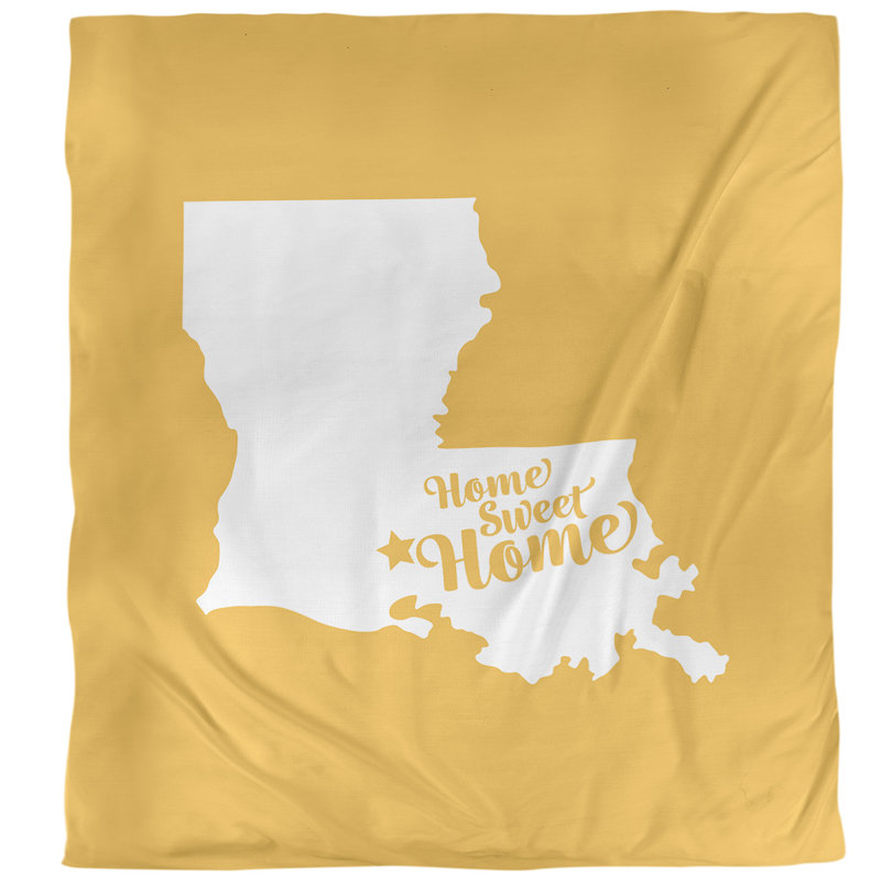 Lafayette Modern & Contemporary Solid Colour Duvet Cover, Brushed Polyester, Yellow