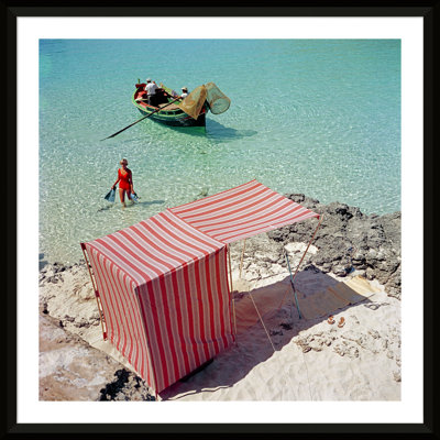 Marietine Birnie, Blue Lagoon Print by Slim Aarons