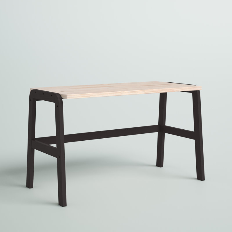 Goodspeed Solid Wood Writing Desk, Black