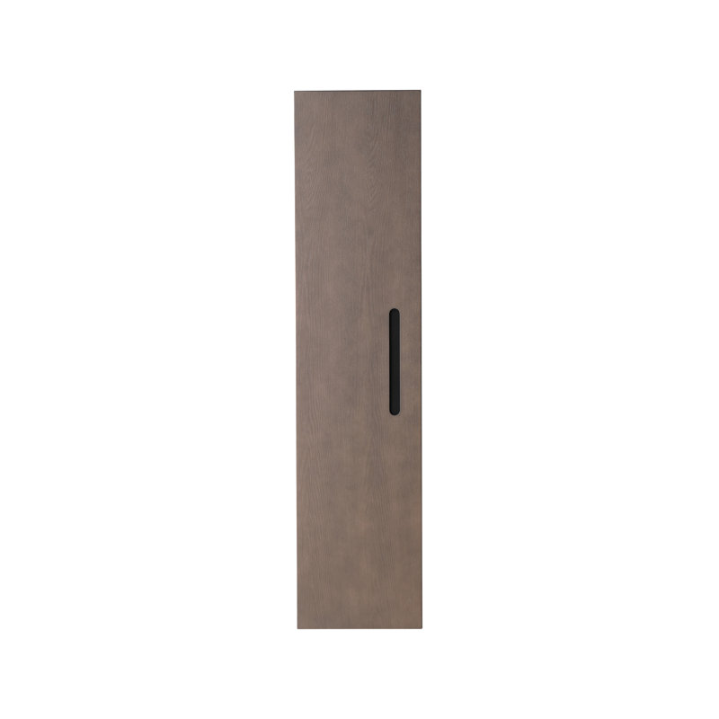Boler 13" Wall Mounted Side Cabinet, Chestnut Oak