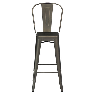 Antes Bar Stool with Steel Frame