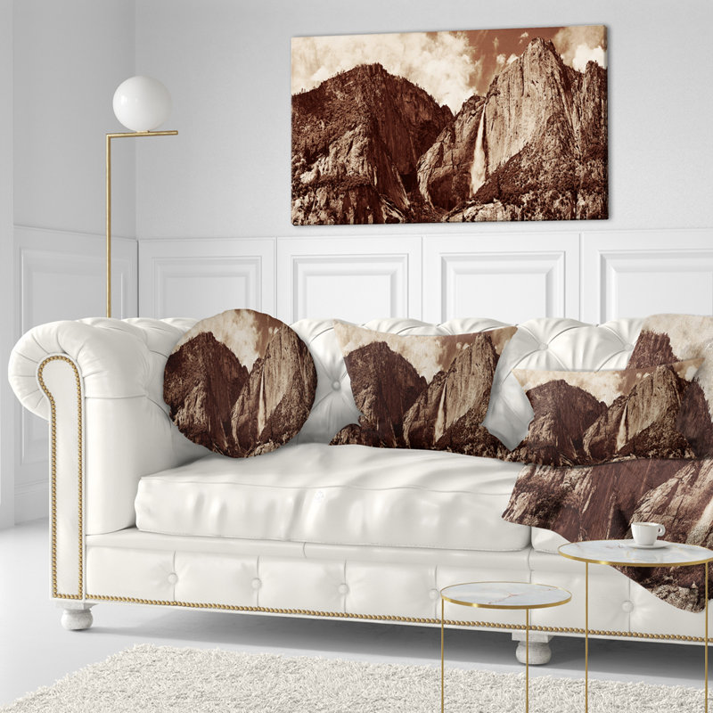 Coussin Seashore Yosemite, 12 po x 20 po, Rectangle