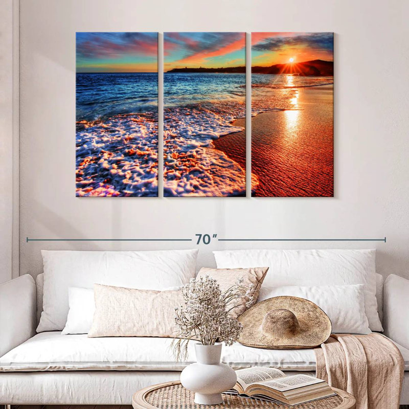 Gillard Coastal Sunset Glow, H 32 po x l 50 po