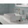 Arvo Single Hole Bathroom Faucet with Drain Assembly, Single Handle Bathroom Sink Faucet